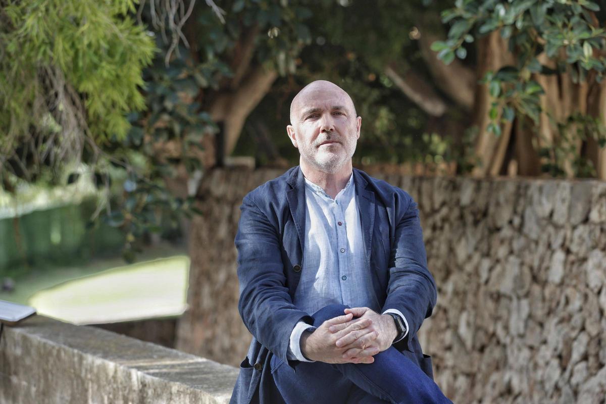 Pedro Medina, este pasado jueves en la Fundació Miró.