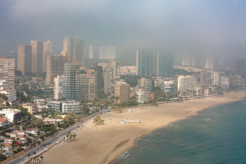 Niebla en Benidorm