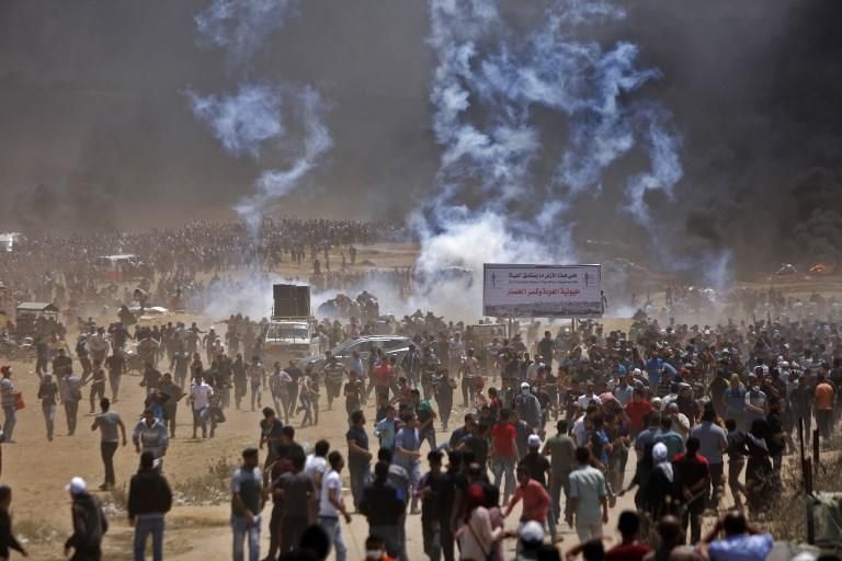 Protestas en Gaza