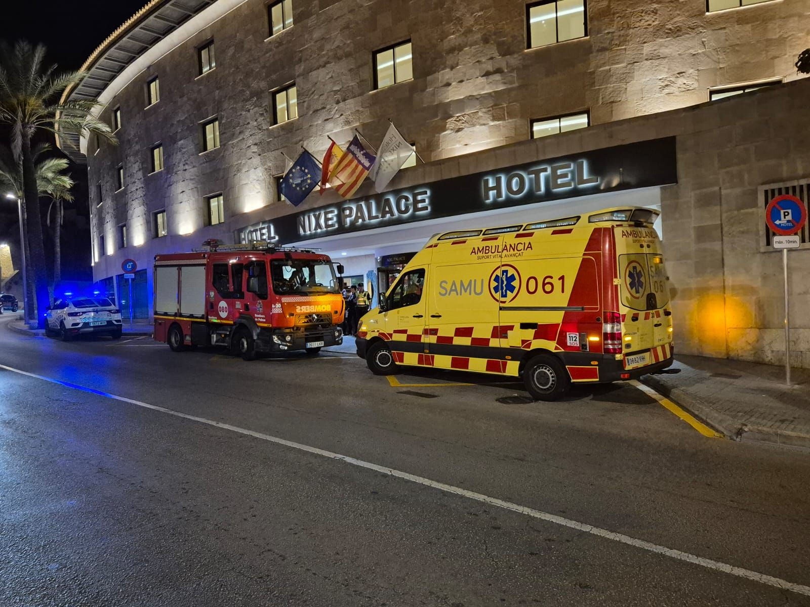 La fuga de gas en el Hotel Nixe Palace de Palma