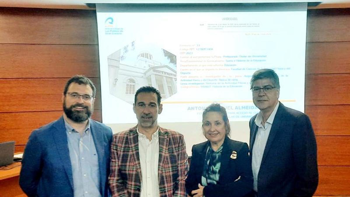 Antonio Almeida, nuevo titular de la ULPGC en  Historia de la Actividad Física y el Deporte