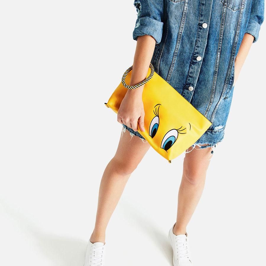 Cartera de mano de Zara con Piolín