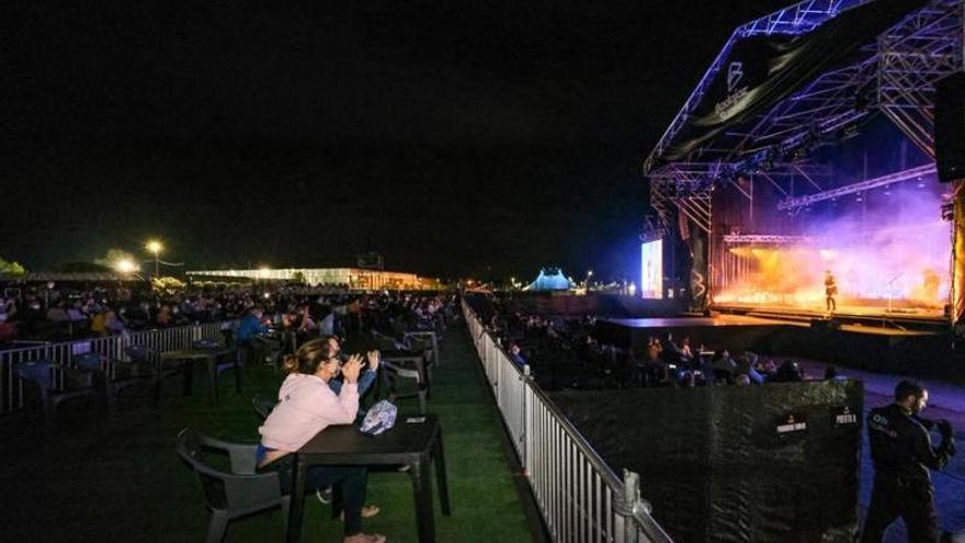 Concierto que dio La Oreja de Van Gogh en la primera jornada del festival.