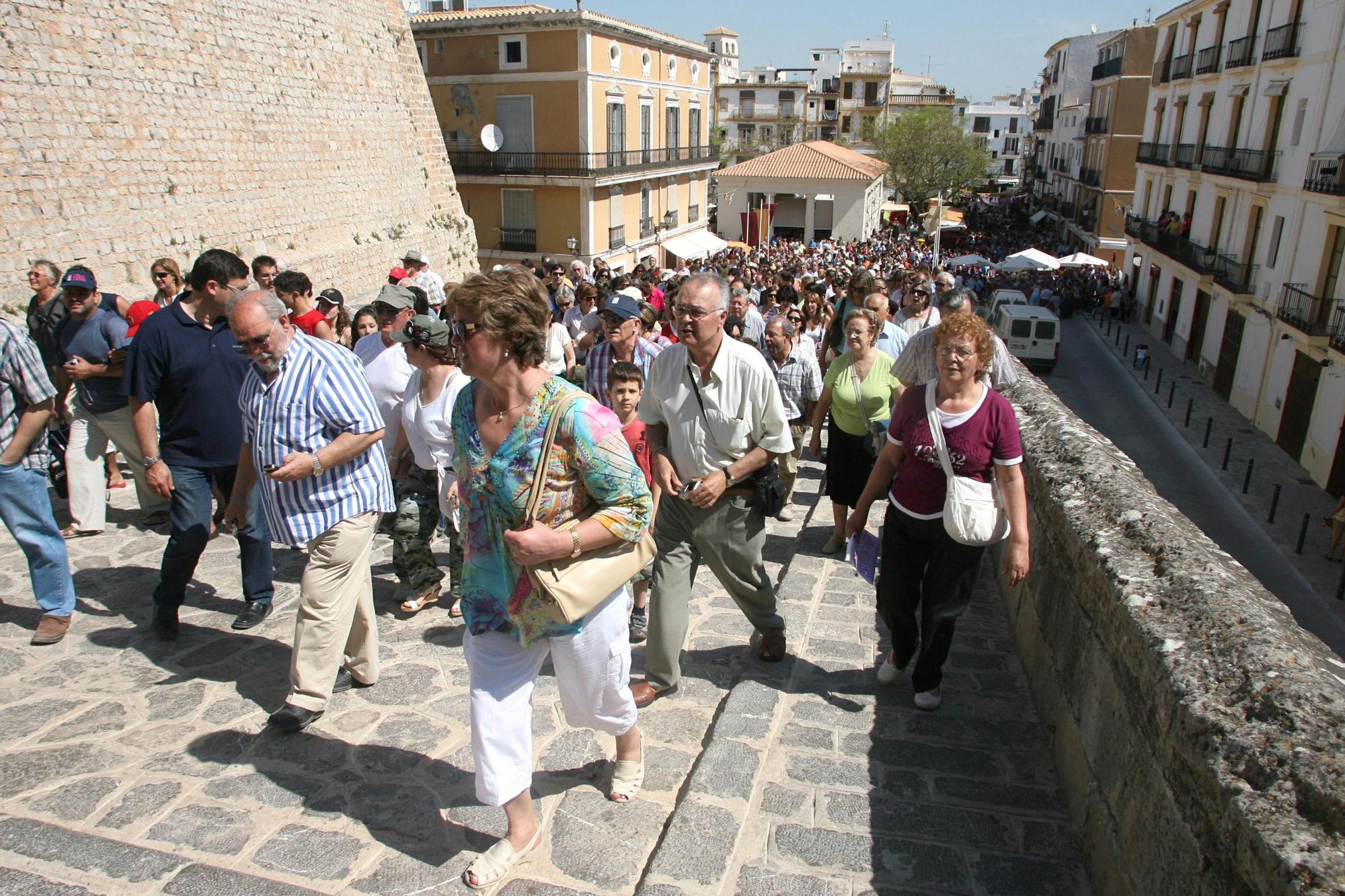 Edición de 2007 de la Feria Medieval de Ibiza.