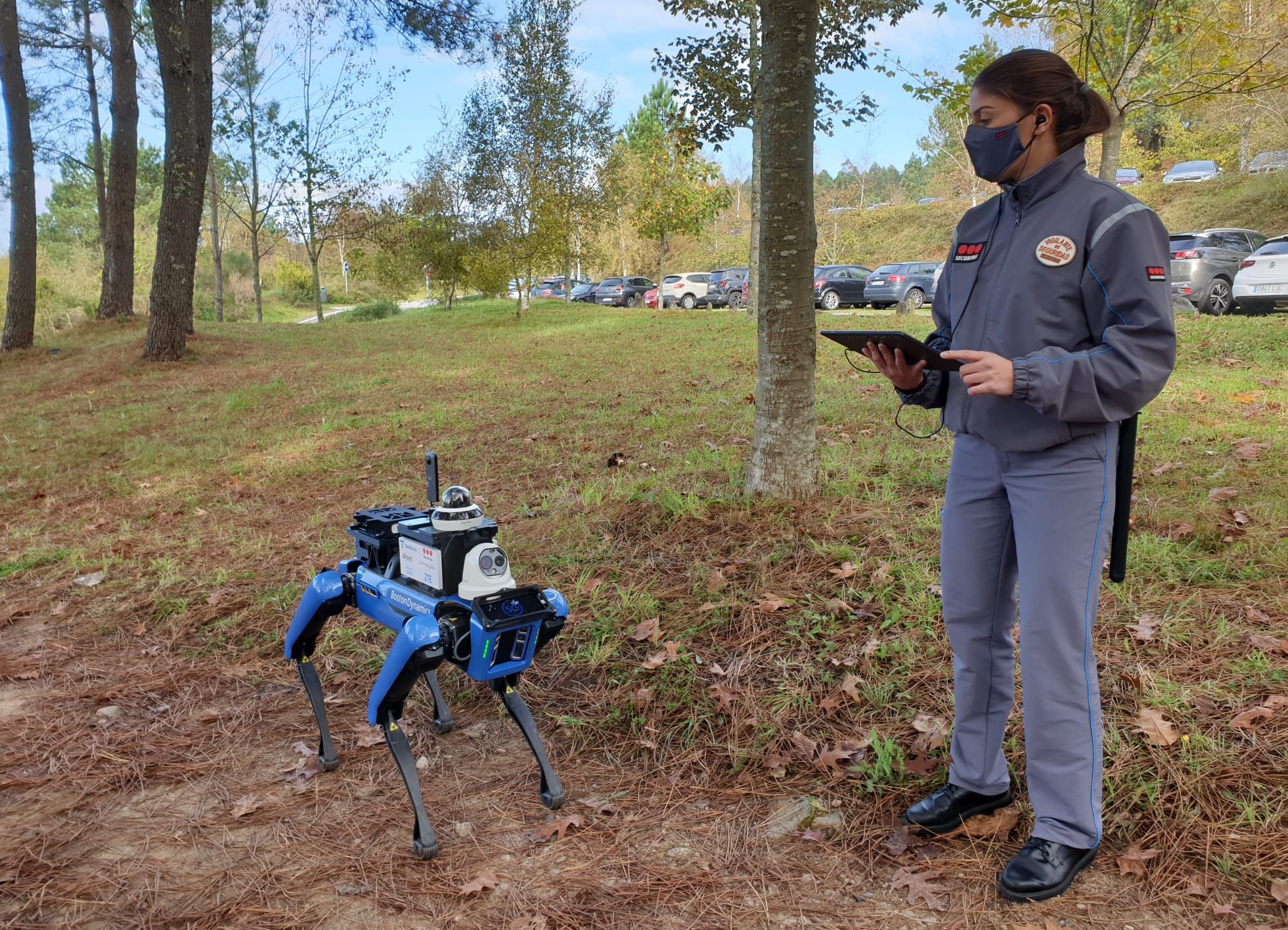 Demostración de la actividad del robot Spot.