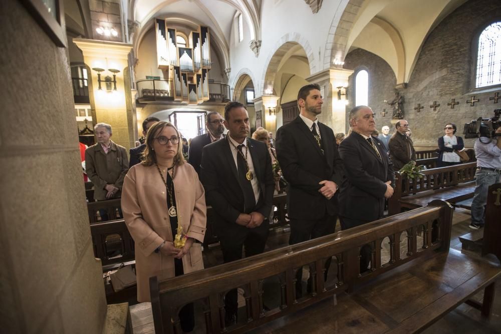 Bendición de ramos en la plaza de la Catedral