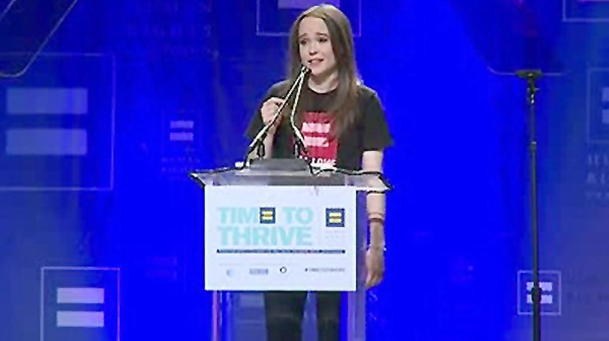 La protagonista de ’Juno’, de 26 anys, fa pública la seva homosexualitat per ajudar que la vida d’altres persones sigui més fàcil.