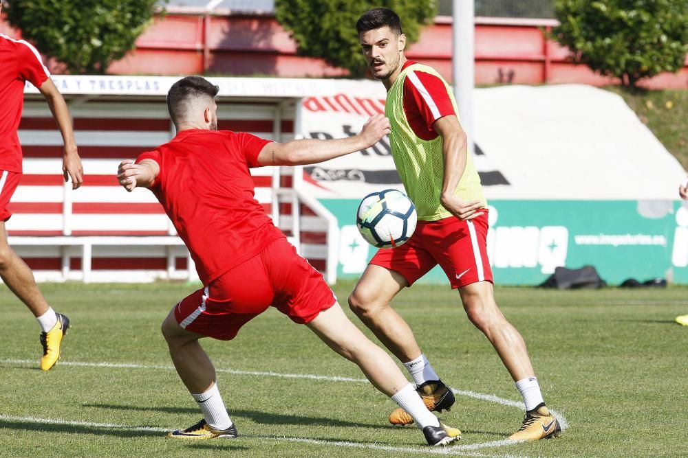 Entrenamiento del Sporting