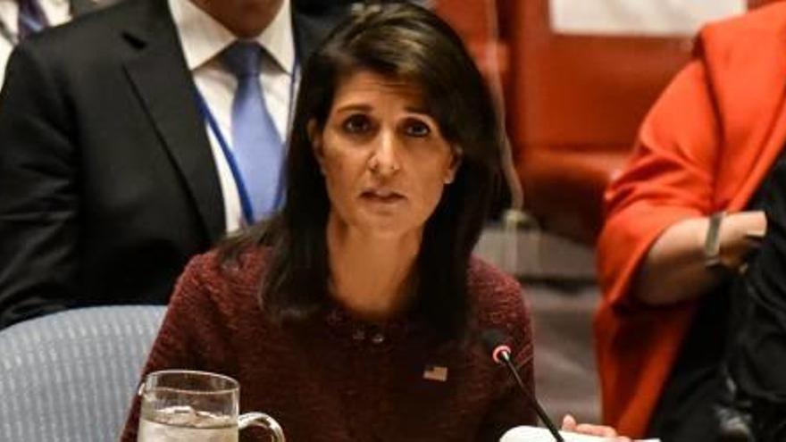 Nikki Haley es caracteritza pels seus durs discursos a l&#039;ONU.