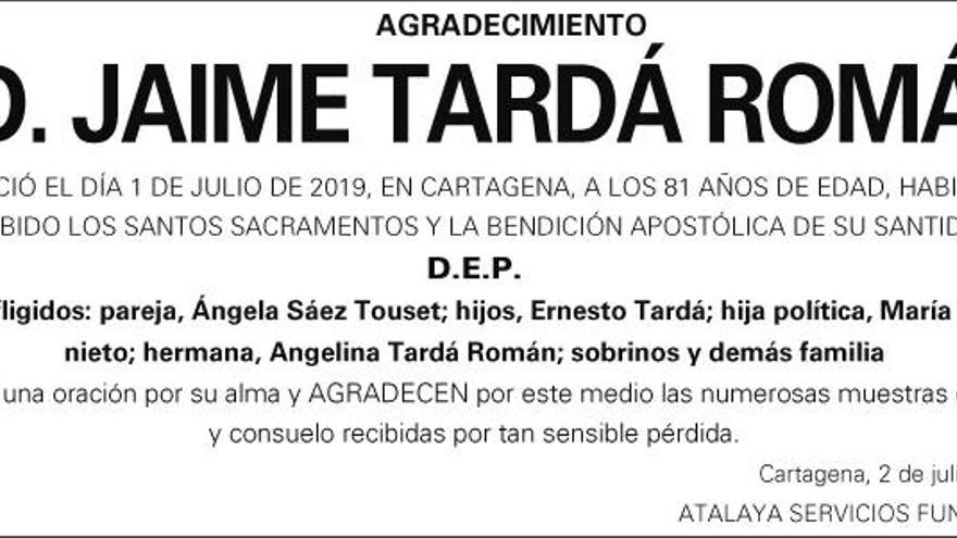 D. Jaime Tardá Román