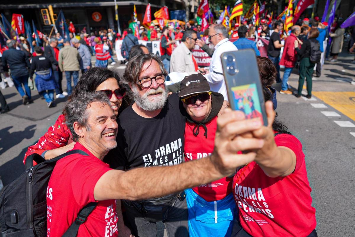 Celebración del 1 de Mayo en Barcelona