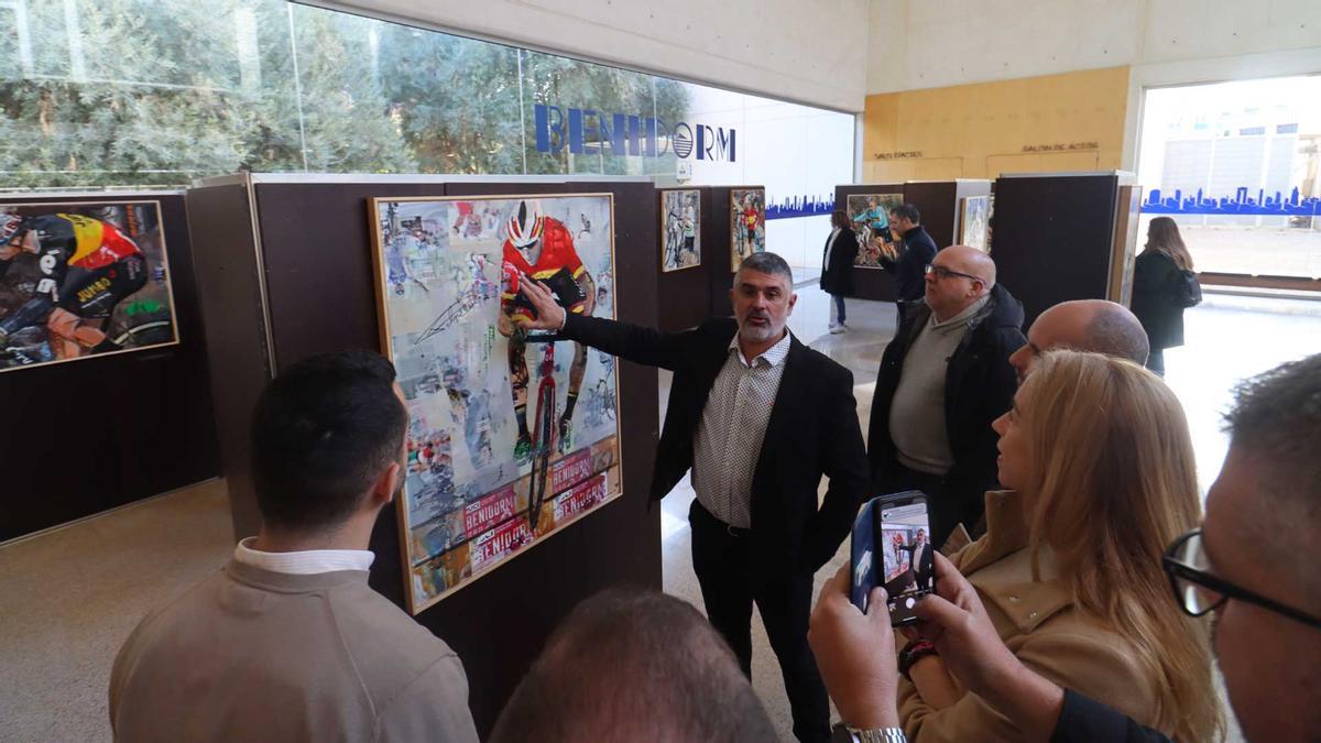 "L’Art del Ciclocross", del exciclista Miguel Soro, se expone en Benidorm