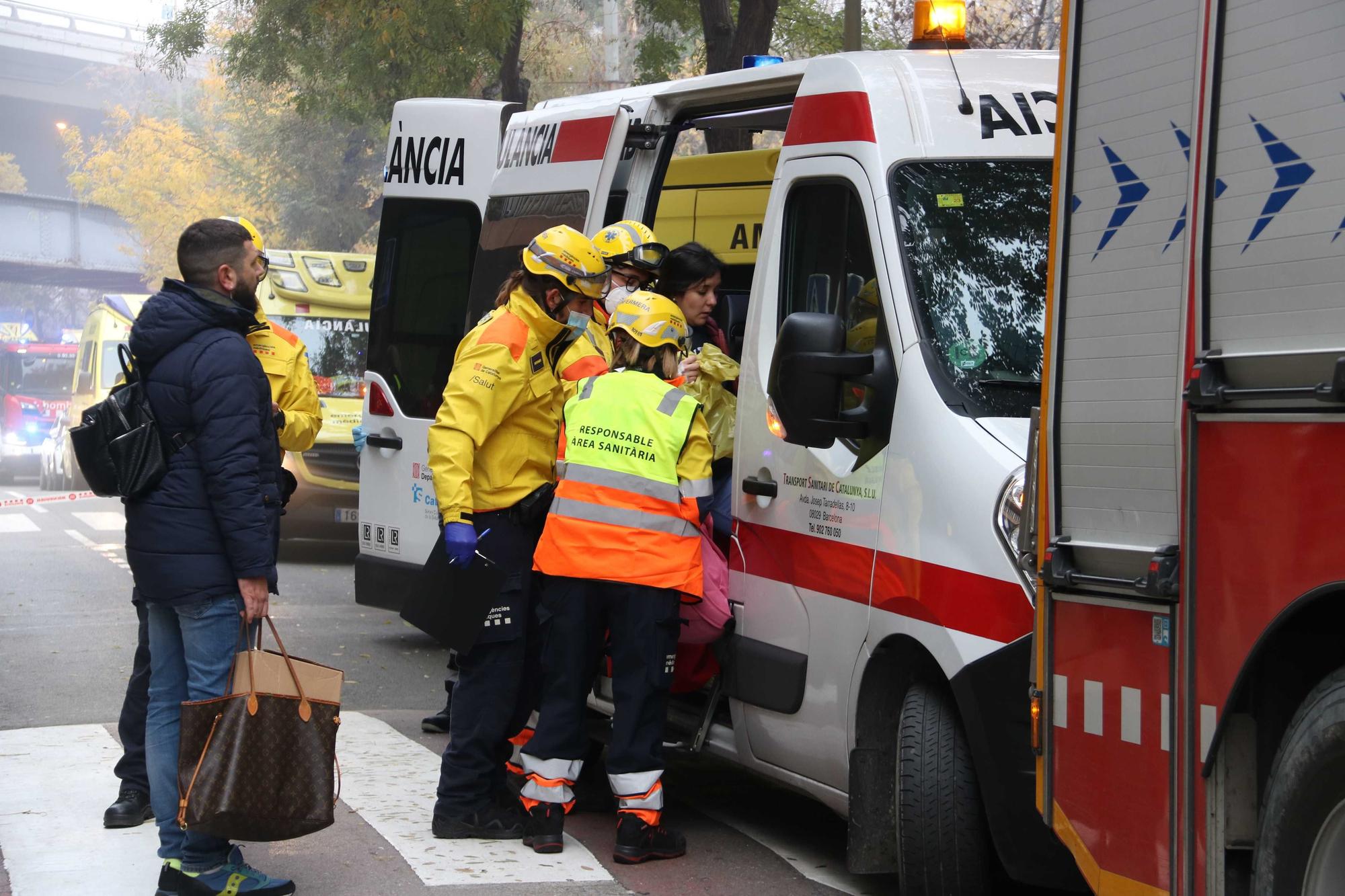 Més de 150 ferits per l'encalç de dos trens en una estació de Montcada i Reixac