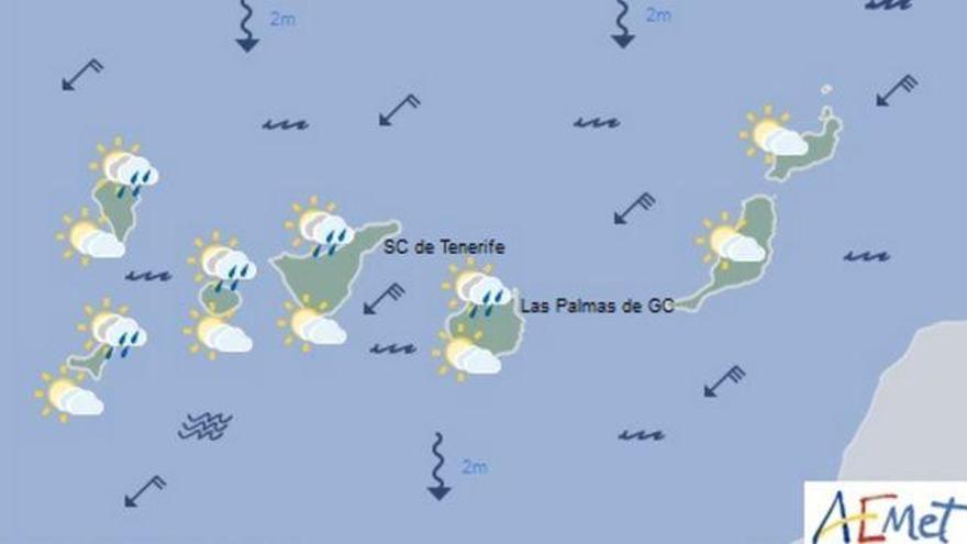 Predicción de la Aemet de este viernes, 16 de octubre.