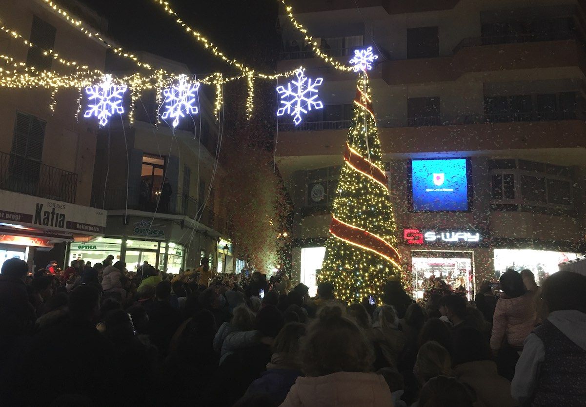 Manacor enciende las luces de Navidad