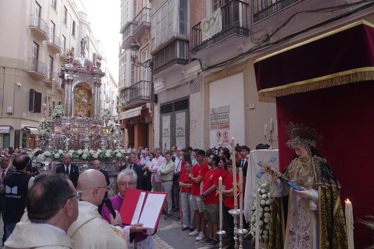 Imágenes del Corpus Christi en Málaga 2026