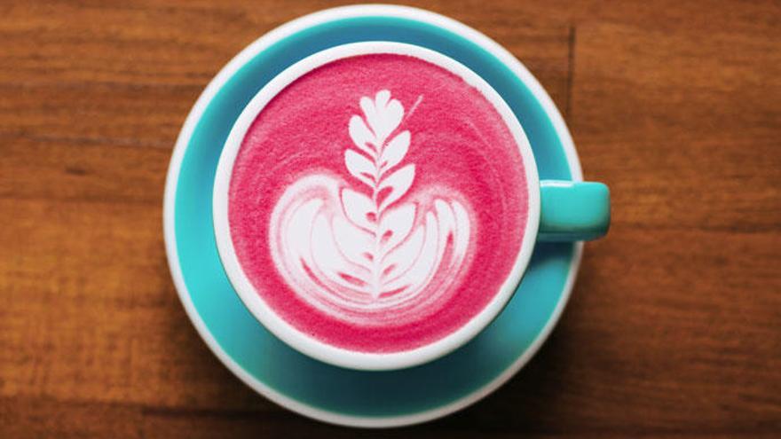 &#039;Café&#039; rosa o pink latte