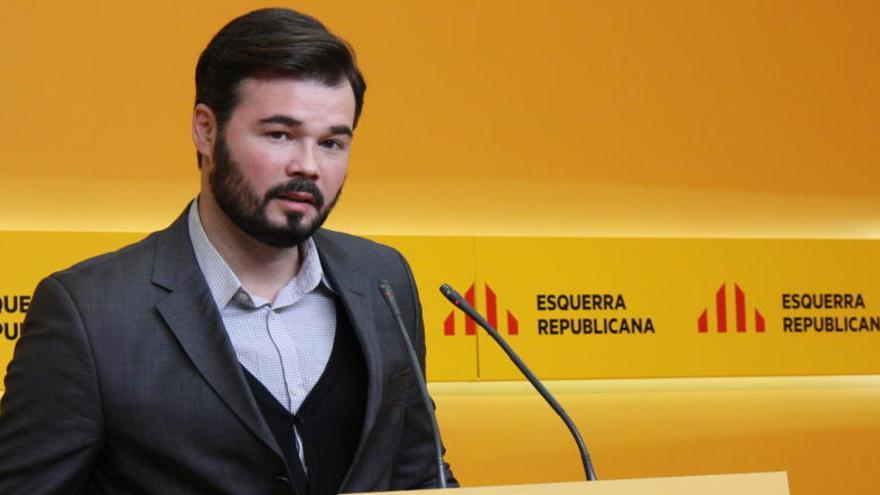 Rufián: «El PSOE té de socialista, d&#039;esquerres i obrer el que jo tinc de capellà»