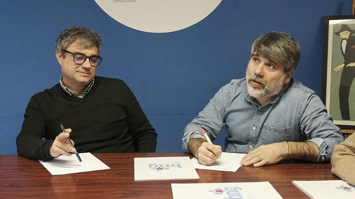El grupo del BNG de Valga.