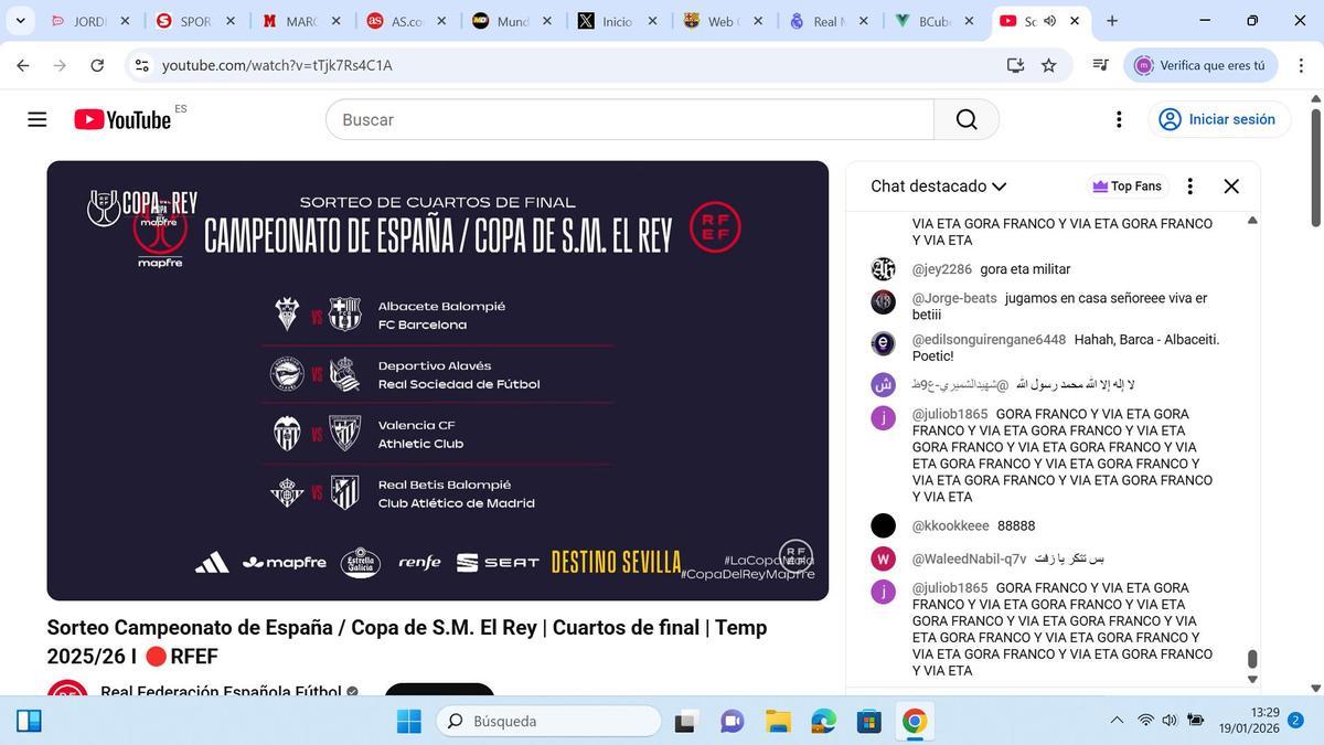 Cuartos de final de la Copa del Rey