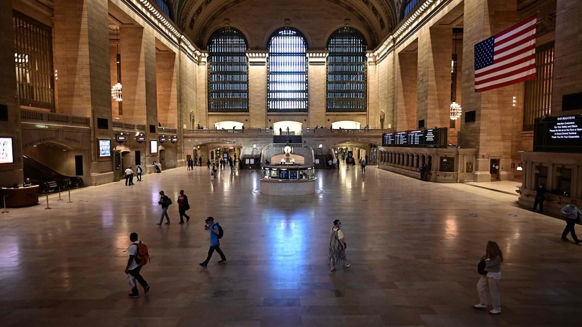 El vestíbulo de la estación central de Nueva York, este miércoles.