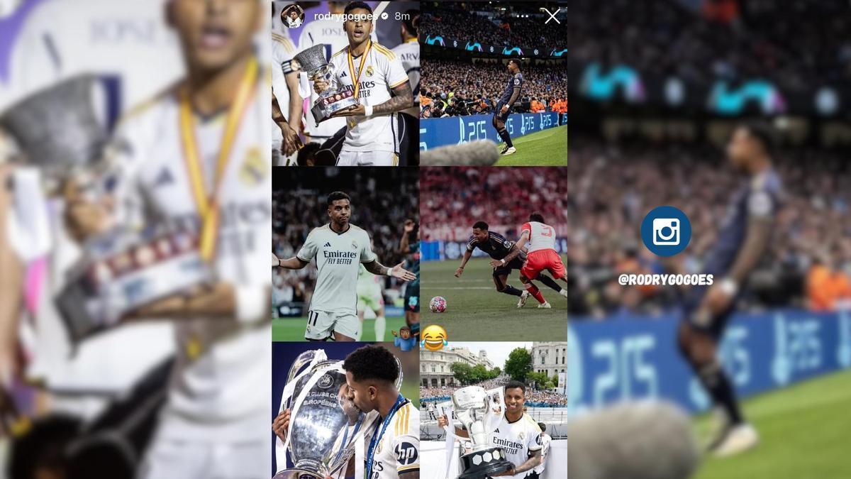 El mensaje de Rodrygo en sus redes sociales