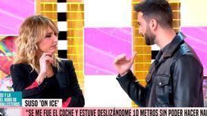 Emma García y Suso Álvarez en Fiesta