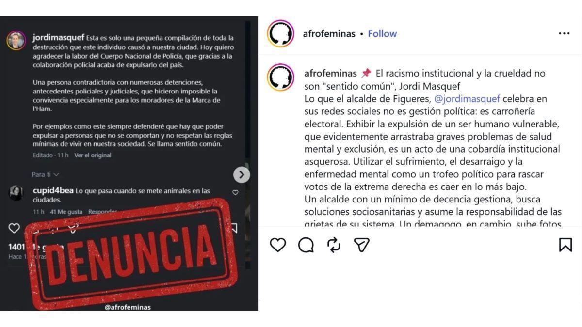 El col·lectiu Afroféminas denuncia públicament les paraules de Jordi Masquef.