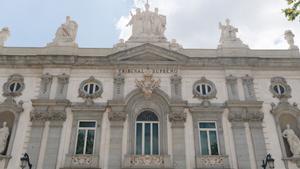 Archivo - Fachada del Tribunal Supremo, en Madrid (España).