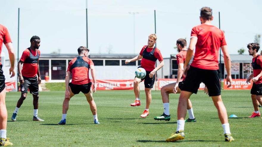 Entrenament del Girona FC