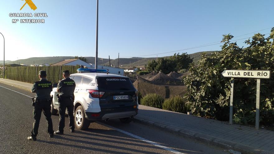 Detenido un vecino de Villa del Río por robar en una finca, una vivienda en obras y un coche