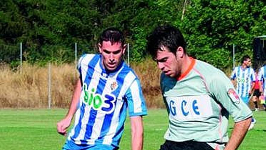 Un lance del partido jugado por el Villaralbo en Ponferrada el pasado domingo.