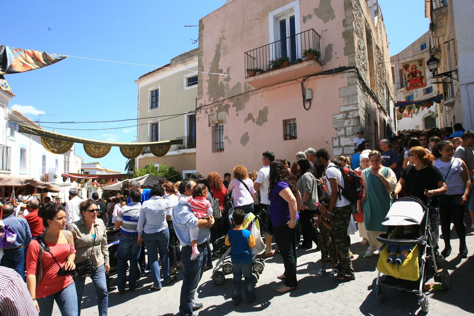 Edición de 2011 de la Feria Medieval de Ibiza.