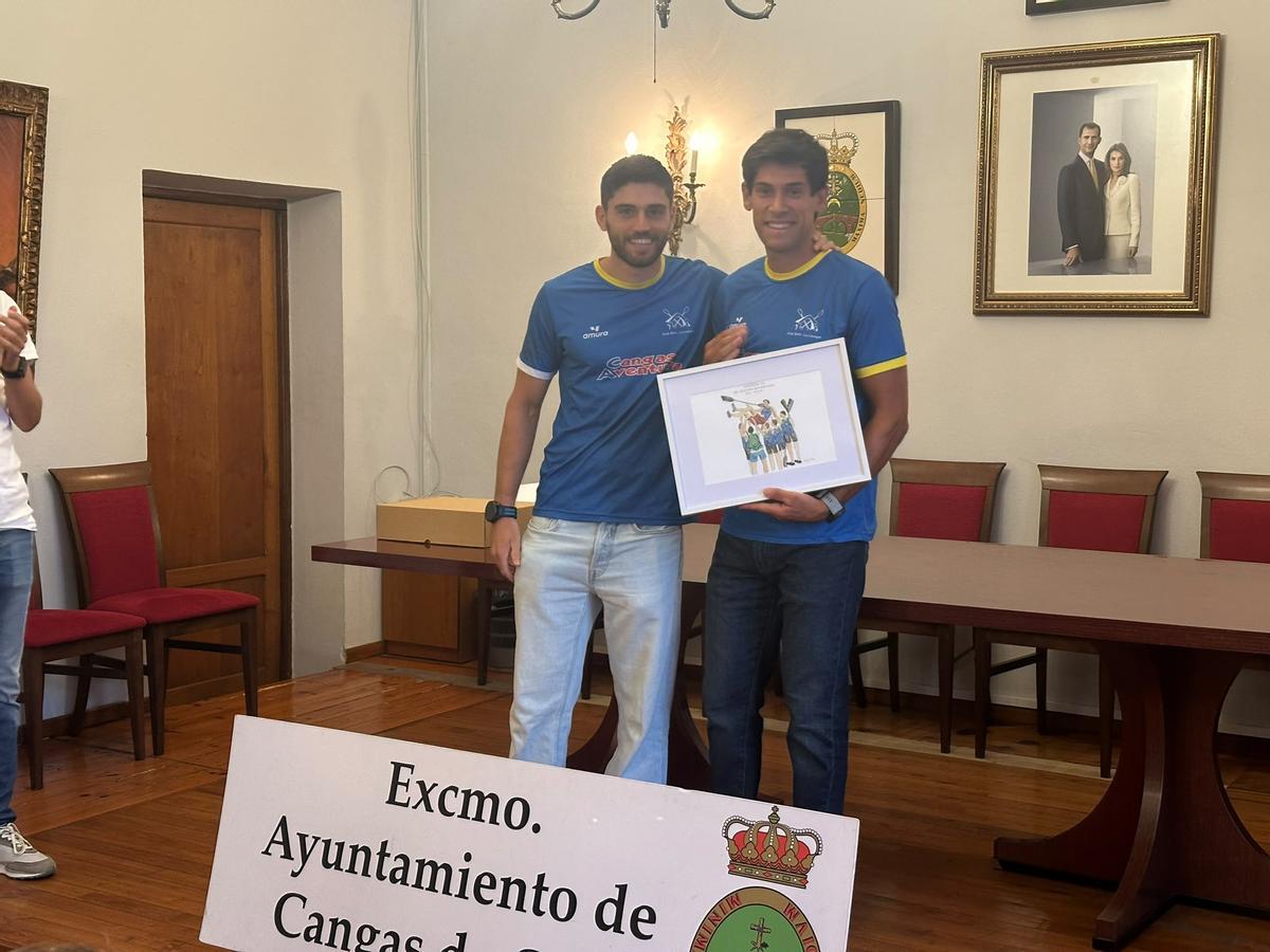 La recepción en el Ayuntamiento.