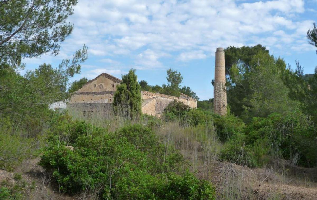 Las ruinas de las instalaciones mineras. | M.H.