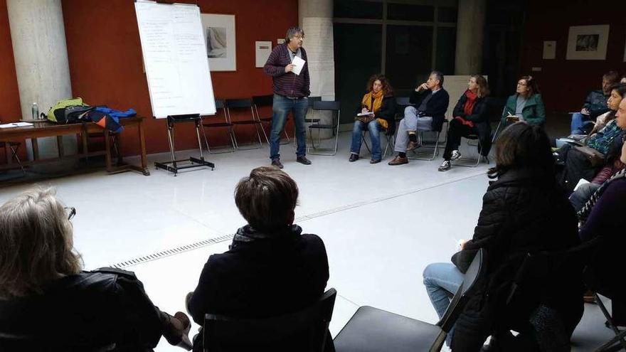 Desarrollo de una de las sesiones organizadas en Madrid con la presencia de las mujeres ganaderas.