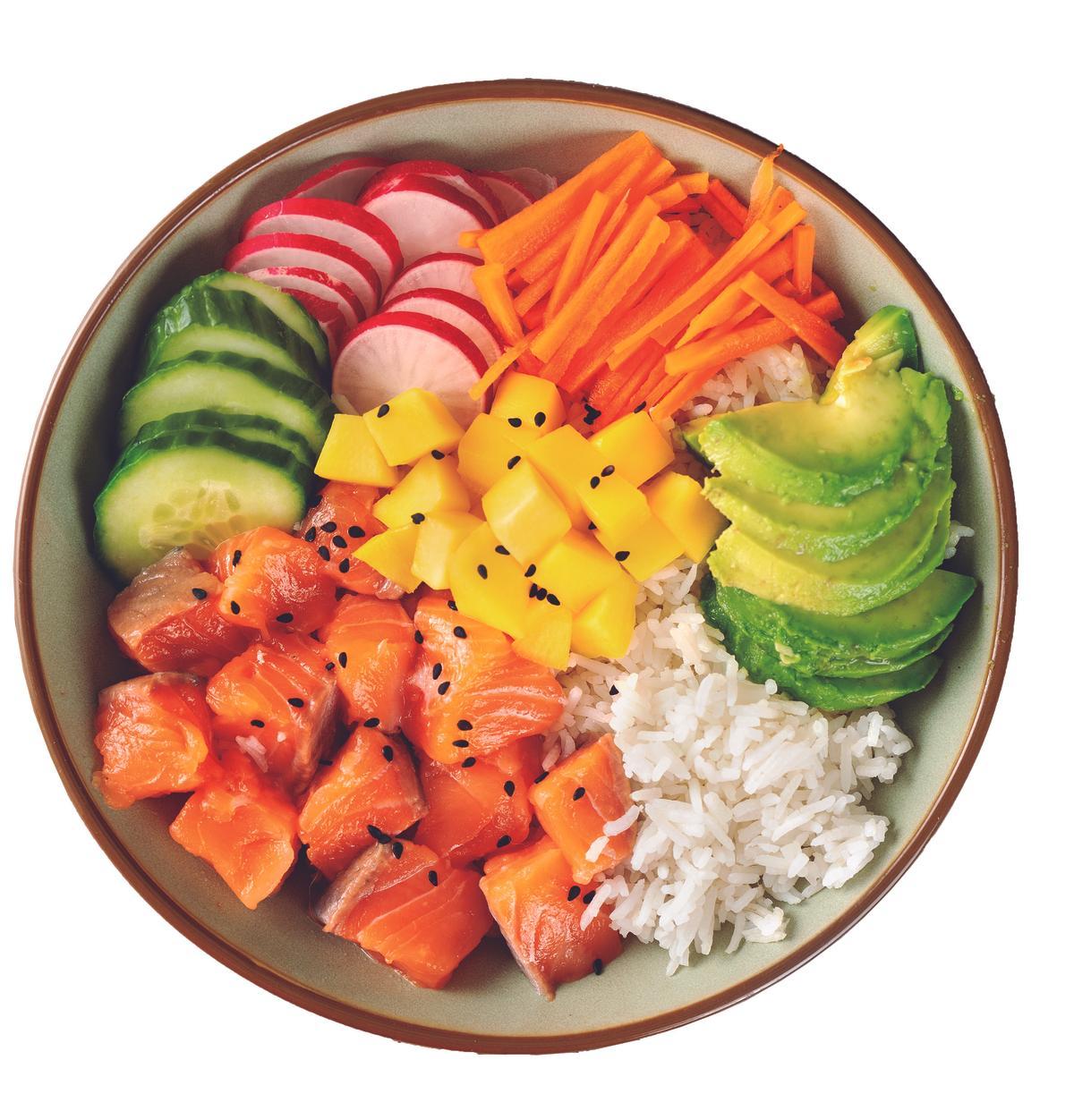 El Poke bowl es el rey de la Comida Rápida Saludable