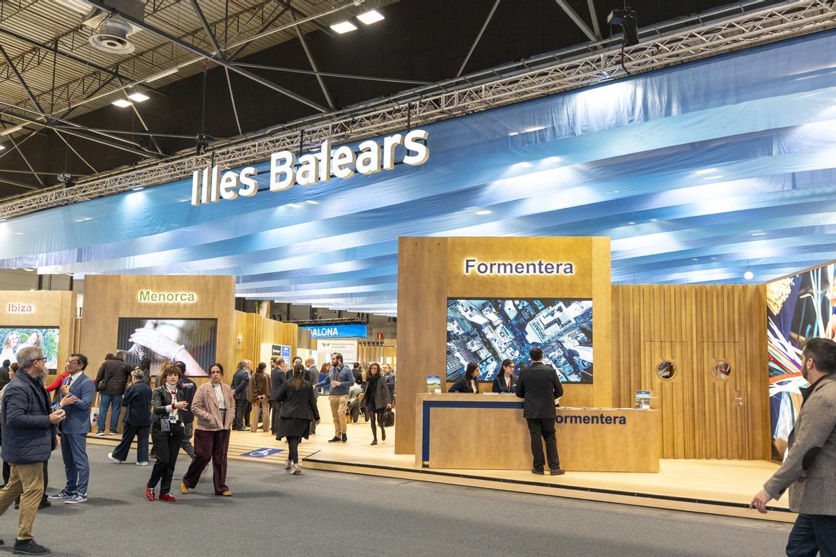 Stand de Formentera en la feria de turismo Fitur