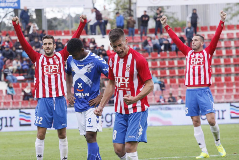 JORNADA 36 - GIRONA 1 - TENERIFE 0 - Velocitat de creuer - El Girona continua llançat cap a l'objectiu del "play-off" després de superar el Tenerife gràcies a un gol d'oportunisme de Dejan Lekic a la segona part