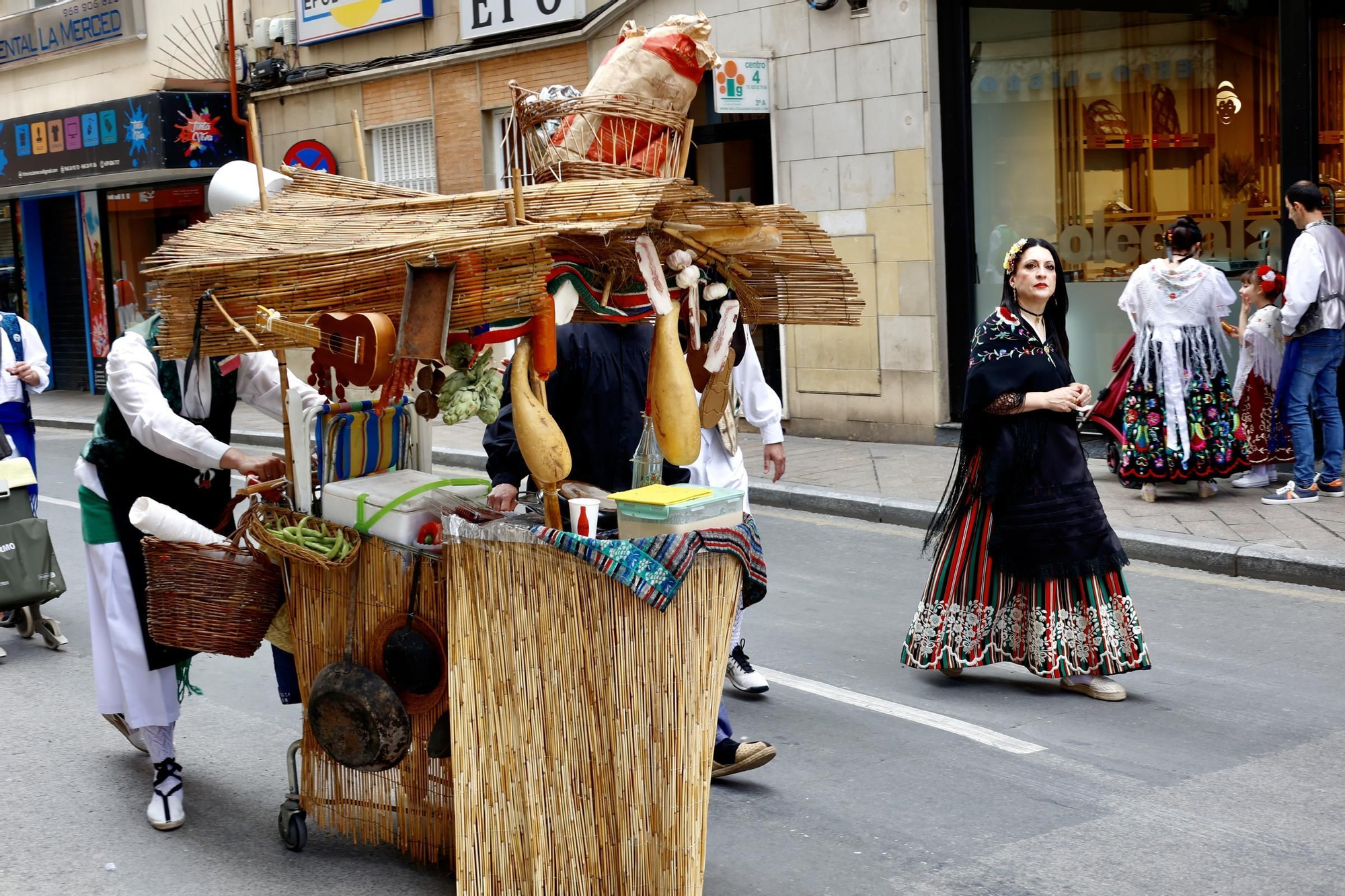 Ambiente en las calles de Murcia durante el Bando de la Huerta