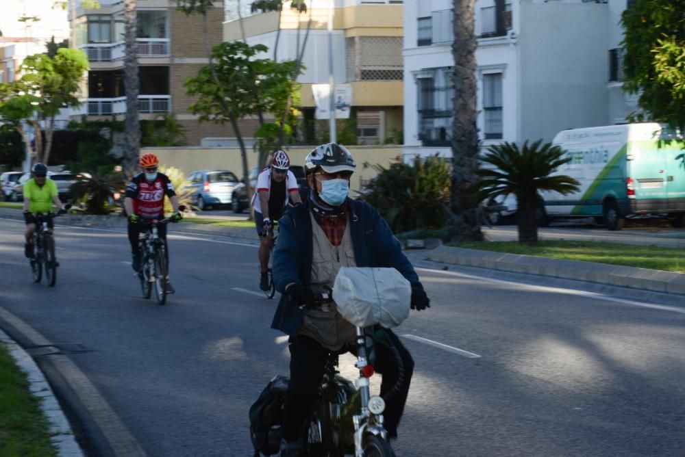 Segundo día con autorización de la práctica deportiva y con refuerzo policial.