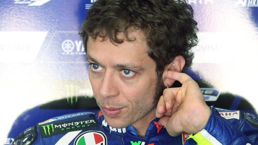 Valentino Rossi, en Montmeló