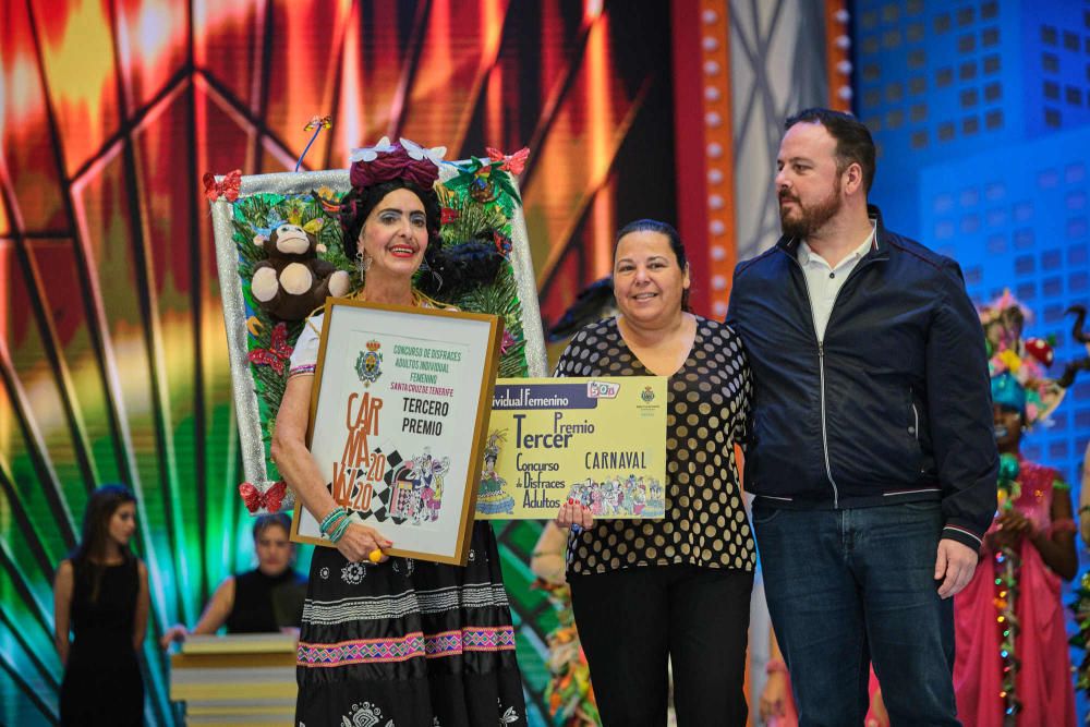 Fotos de los ganadores y de todos los participantes en el Concurso de Disfraces del Carnaval de Santa Cruz de Tenerife.  | 16/02/2020 | Fotógrafo: Andrés Gutiérrez Taberne