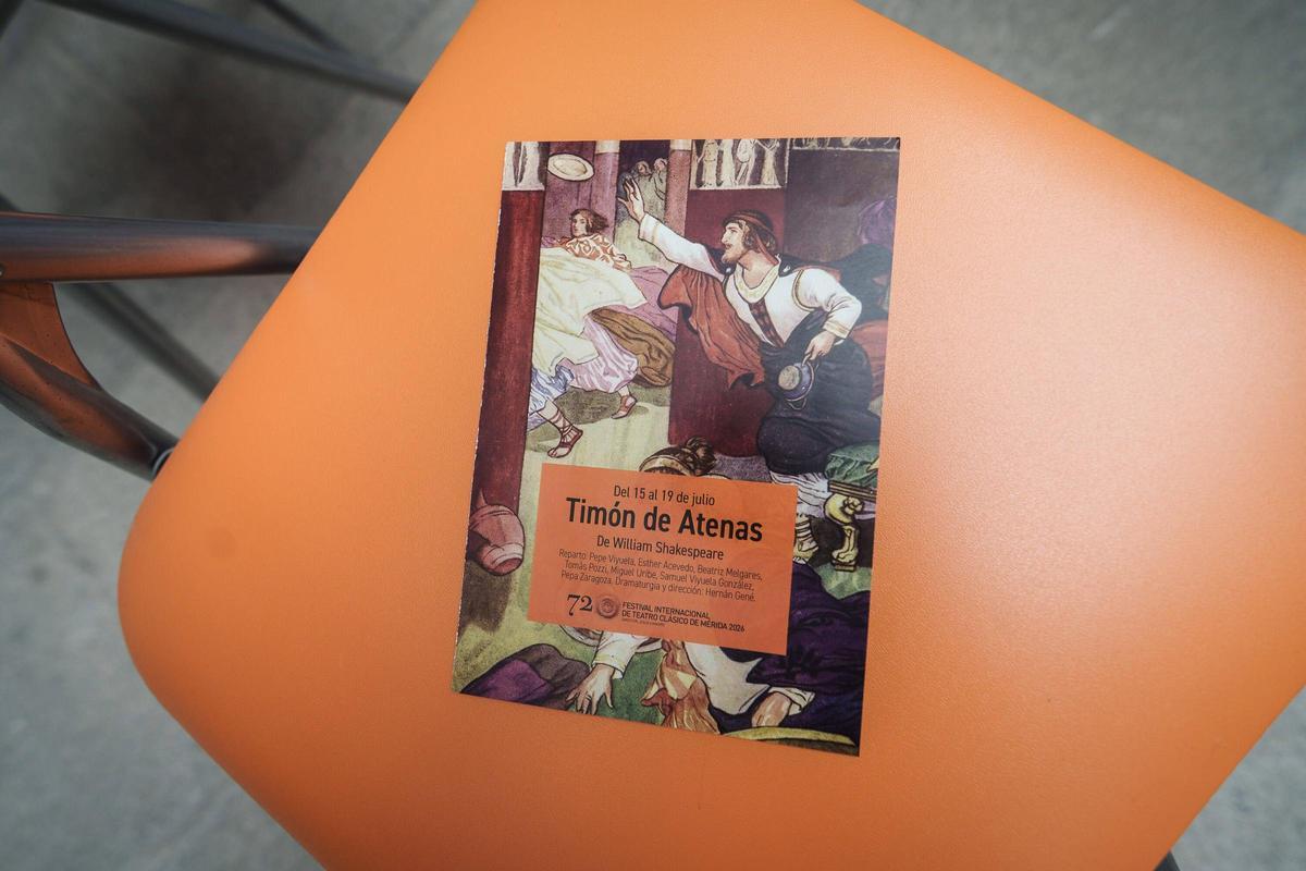 'Timón de Atenas' folleto.