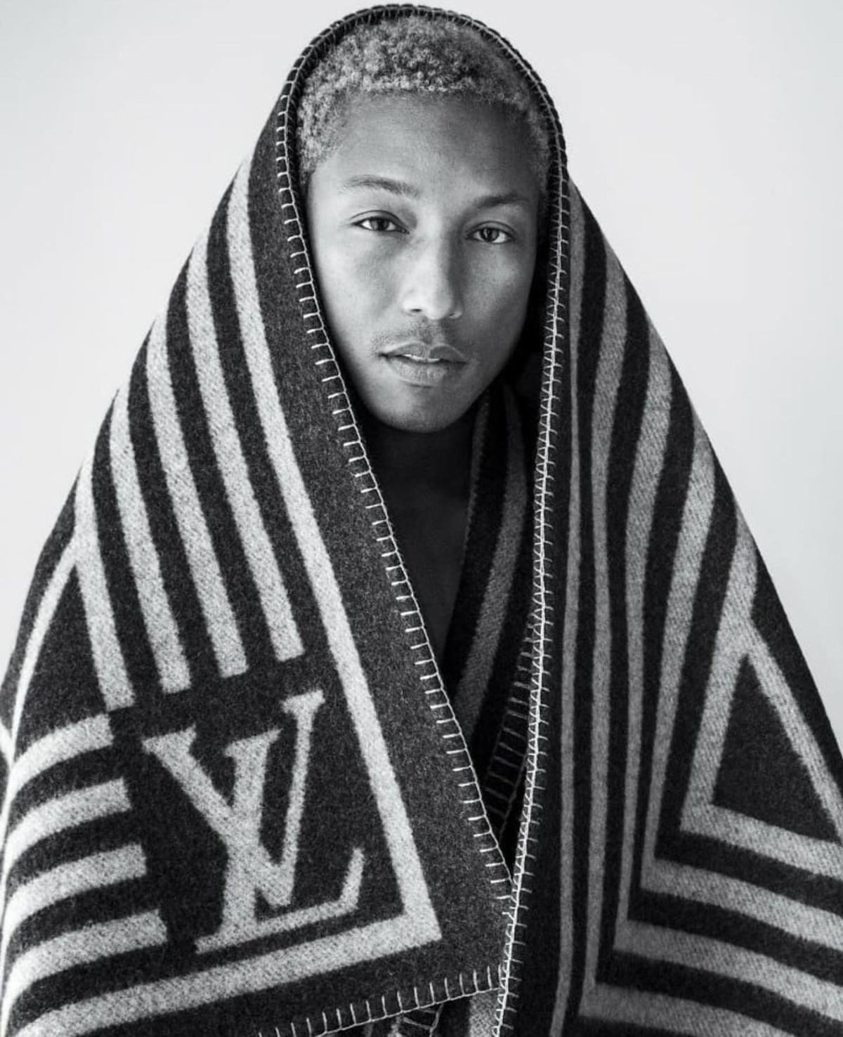 Pharrell Williams, en el anuncio oficial de Louis Vuitton.