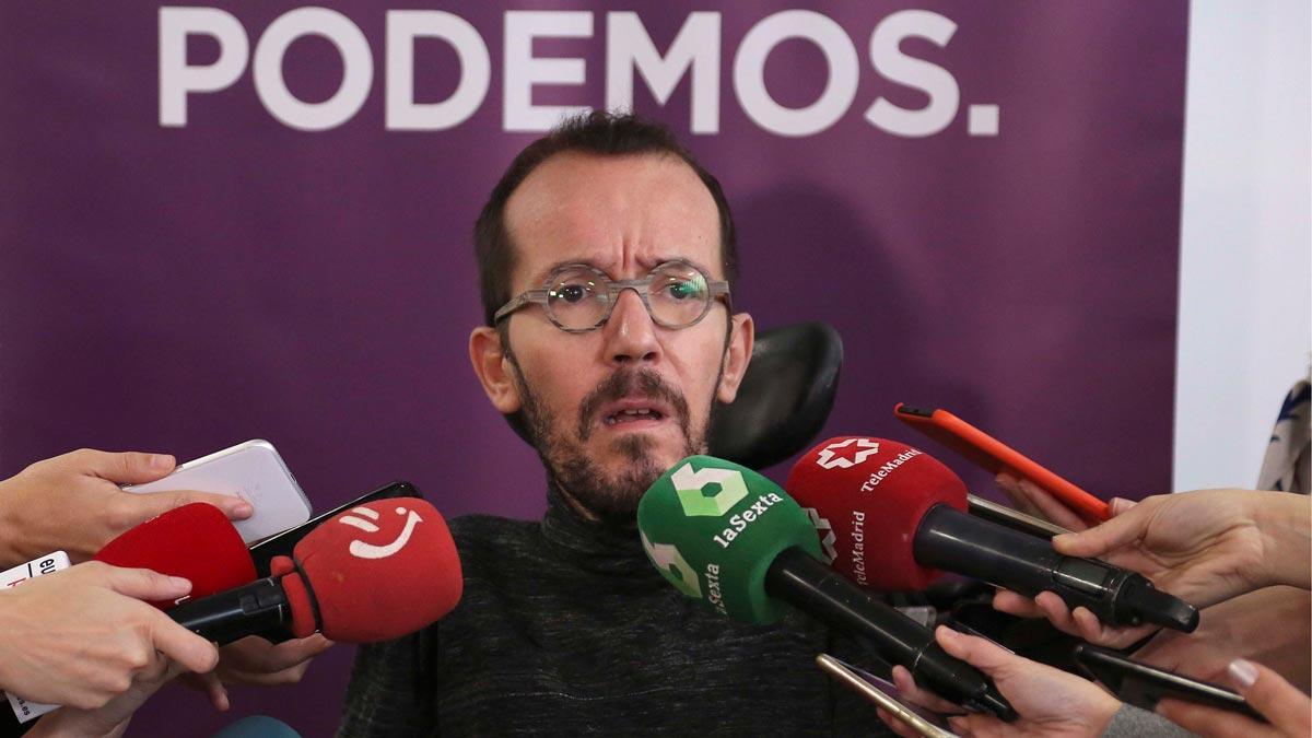 Echenique, de Podemos, pide a sus candidatos "pasar página"