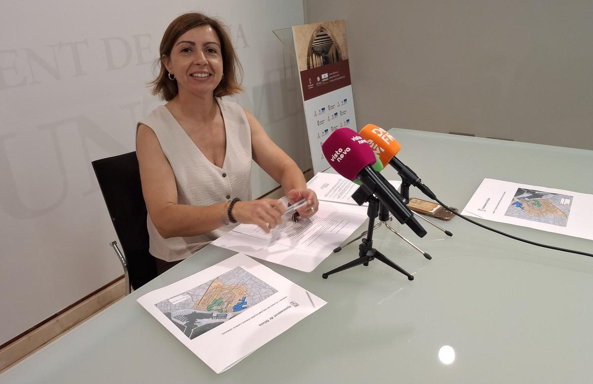 La concejala de Territorio, Maria Josep Ripoll, ha presentado hoy la ordenanza que regula las viviendas turísticas