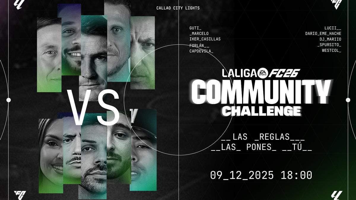 Imagen promocional del evento LaLiga FC Community Challenge.