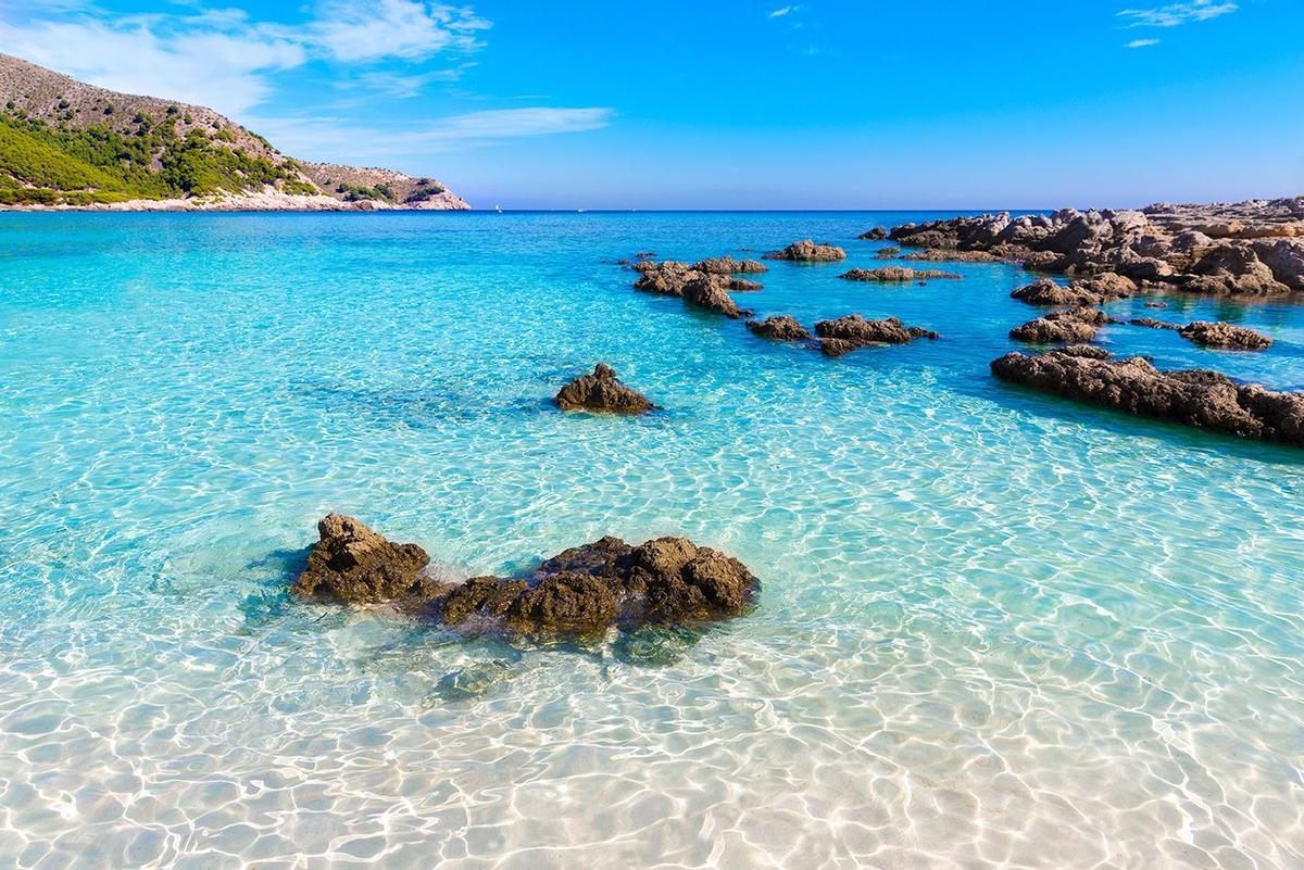 Una cala en la isla de Mallorca