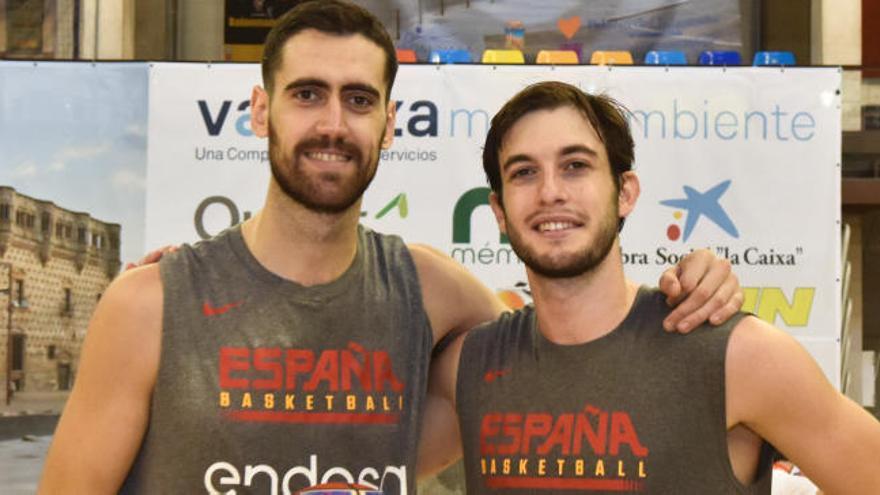 Joan Sastre y Sergi García, con la selección española